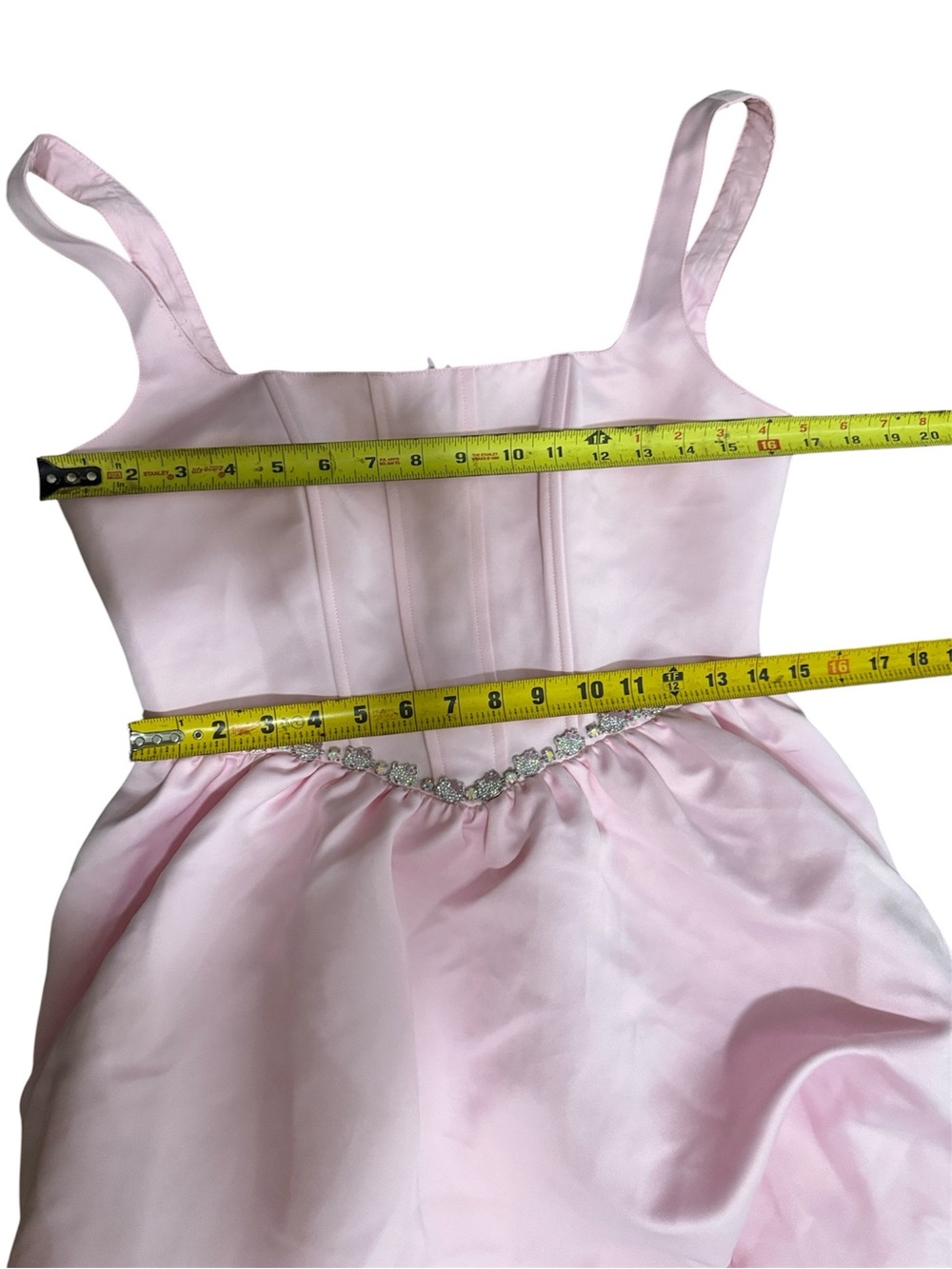 hello kitty forever21 50th anniversary Pink Satin Label Dress Size Medium - Picture 15 of 16